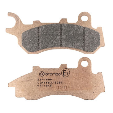 PLAQUETTE DE FREIN BREMBO POUR HONDA 125 PCX 2018>2020 AV, 150 ADV 2019>2021 AV (SCOOTER METAL FRITTE) -07118XS-