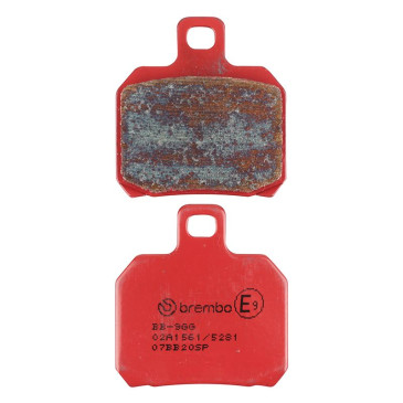 PLAQUETTE DE FREIN BREMBO POUR BENELLI 502 TRK 2016>2017 AR/CF MOTO 700 CL-X SPIRIT 2024> AR/DUCATI 937 MONSTER 2020> AR/APRILIA 660 RS 2020>2022 AR (ROUTE METAL FRITTE) -07BB20SP- 8020584632406