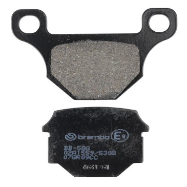 PLAQUETTE DE FREIN BREMBO POUR HONDA 125 CB F 2017>2021 AV (ROUTE CARBONE CERAMIQUE) -07GR09CC- 8020584633021