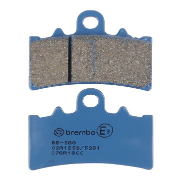 PLAQUETTE DE FREIN BREMBO POUR BMW C 400 X 2018> AV, CE 04 2021 AV/HUSQVARNA 125 SVARTPILEN 2021>2023 AV, 401 VITPILEN 2017>2023 AV/KTM 125 DUKE 2011>2019 AV (ROUTE CARBONE CERAMIQUE) -07GR18CC- 8020584633144
