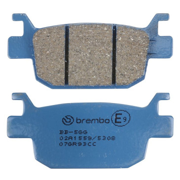 PLAQUETTE DE FREIN BREMBO POUR BENELLI 502 TRK 2018> AR, 300 TORNADO 2024> AR, 302 BN R 2017>2019 AR, 500 LEONCINO TRAIL 2017>2023 AR, 752 S 2018 AR (ROUTE CARBONE CERAMIQUE) -07GR93CC- 8020584634042