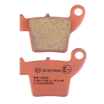 PLAQUETTE DE FREIN BREMBO POUR HONDA 125 CR R 2002>2007 AR, 250 CRF R 2004> AR, 450 CRF R 2002> AR (OFF ROAD METAL FRITTE) -07HO48SD- 8020584635445