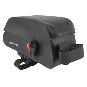 SACOCHE DE CADRE VELO ZEFAL Z ADVENTURE T1 BOLT NOIR FIXATION VELCRO (L 50 x L 220 x h 100mm - 1LITRE) CHARGE MAXI 1kgs (COMPATIBLE ROUTE/GRAVEL) 3700948311516