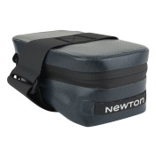 SACOCHE DE SELLE VELO NEWTON BLEU PETROLE METALLISE ETANCHE FIXATION VELCRO (L 120 x L 65 x h 50mm) 3700948311530