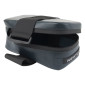 SACOCHE DE SELLE VELO NEWTON BLEU PETROLE METALLISE ETANCHE FIXATION VELCRO (L 120 x L 65 x h 50mm) 3700948311530