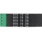 BELT FOR SCOOT PEUGEOT 50 LOOXOR 2001>2006 (R.O.742470) (815 x 18 x 8 x 28°) -BANDO S15-007- 8435485200973