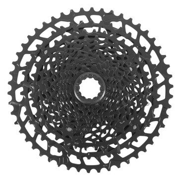 CASSETTE 12V. SRAM PG-1210 11-50 NX EAGLE NOIR (11,13,15,17,19,22,25,28,32,36,42,50) CORPS TYPE SHIMANO (MONTAGE ATELIER) 3667385009485