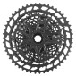 CASSETTE 12V. SRAM PG-1210 11-50 NX EAGLE NOIR (11,13,15,17,19,22,25,28,32,36,42,50) CORPS TYPE SHIMANO (MONTAGE ATELIER) 3667385009485