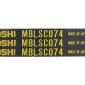 COURROIE MAXISCOOTER ADAPTABLE KYMCO 125 DOWNTOWN 2009>2020, 125 K XCT 2012>2017, 125 PEOPLE GT 2010>2016 / KAWASAKI 125 J 2016>2020 (884 x 20,7 x 9,7 x 32°) -MITSUBOSHI MBLSC074- 3700948259627