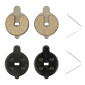 PLAQUETTE DE FREIN TROTTINETTE COMPATIBLE NIU KQI2, KQI3 (2 PAIRES) -SELECTION P2R- 7427255407096