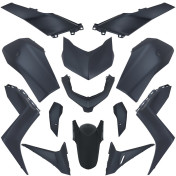 CARROSSERIE/CARENAGE MAXISCOOTER ADAPTABLE YAMAHA 125-300 XMAX 2023> DARK PETROL (KIT 13 PIECES) -P2R- 3667385002349