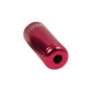 EMBOUT DE GAINE DE FREIN 5 mm ALU ROUGE ETANCHE (VENDU PAR 10) -ELVEDES- 8716706025460