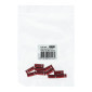 EMBOUT DE GAINE DE FREIN 5 mm ALU ROUGE ETANCHE (VENDU PAR 10) -ELVEDES- 8716706025460