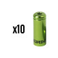 EMBOUT DE GAINE DE FREIN 5 mm ALU VERT ETANCHE (VENDU PAR 10) -ELVEDES- 8716706025477