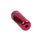 EMBOUT DE GAINE 4,2 mm ALU ROUGE (VENDU PAR 10) -ELEVEDES- 8716706025521