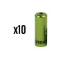 EMBOUT DE GAINE 4,2 mm ALU VERT (VENDU PAR 10) -ELEVEDES- 8716706025538