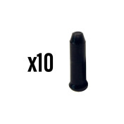 EMBOUT DE CABLE DERAILLEUR/FREIN ELVEDES 2,3mm ALU NOIR (VENDU PAR 10) 8716706025552