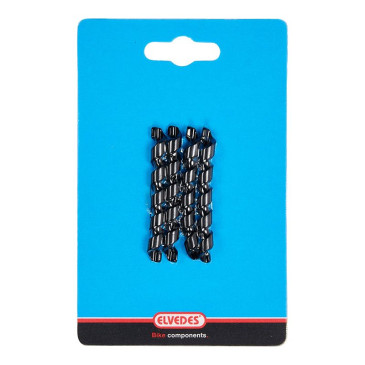 GAINE SPIRALE POUR PROTECTION FIL ELECTRIQUE DE VAE ET GAINE ELVEDES L 5,5 - 4 mm NOIR (VENDU PAR 4) 8716706018028