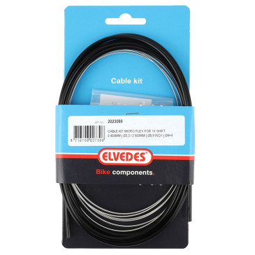 CABLE DE DERAILLEUR ELVEDES ACIER 2.50M POUR SHIMANO/SRAM DIAM 3.2mm 8716706027396