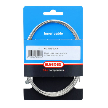 CABLE DE FREIN ROUTE/VTT ELVEDES INOX LISSE L2,25M (VENDU PAR 100) 8716706009286