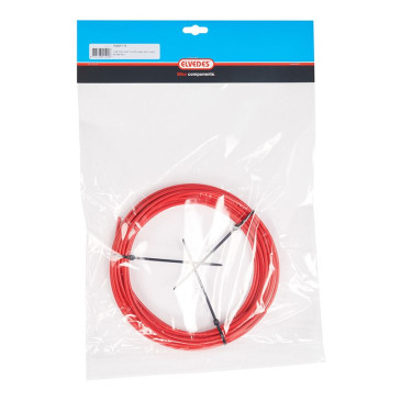 GAINE DE DERAILLEUR ELVEDES ROUGE 4,1 mm (BOITE DE 10M) AVEC LINER ANTI-FRICTION 8716706015058