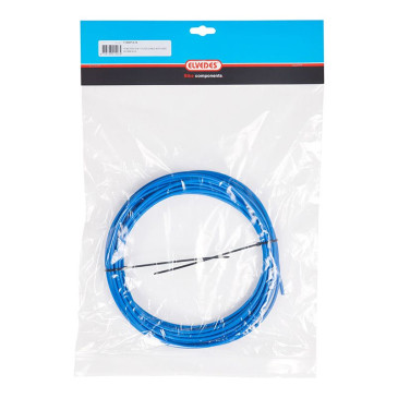 GAINE DE DERAILLEUR ELVEDES BLEU 4,1 mm (BOITE DE 10M) AVEC LINER ANTI-FRICTION 8716706015065
