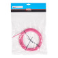 GAINE DE FREIN ELVEDES ROSE 4,9 mm (ROULEAU DE 10M) AVEC LINER 8716706017724