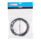 GAINE DE DERAILLEUR ELVEDES NOIR EFFET CARBONE 4,1 mm (ROULEAU DE 10M) TRESSE AVEC LINER ANTI-FRICTION 8716706018103