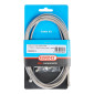 KIT CABLE / GAINE DE FREIN A TAMBOUR ELVEDES INOX NOIR 4,9 mm (VENDU A L'UNITE) AVEC LINER 8716706014624