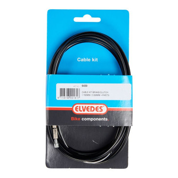 TRANSMISSION FREIN ROUTE ELVEDES GAINE NOIR 2,00 M/CABLE GALVA 1,8M (KIT TRANSMISSION 1CABLE/1 GAINE) 8716706001617