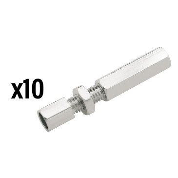 VIS CREUSE TENDEUR DE CABLE VELO M6 (VENDU PAR 10) -ELVEDES- 8716706006896
