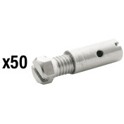 SERRE CABLE DE FREIN DIAM 6 mm - L 14 mm LAITON (VENDU PAR 50) -ELVEDES- 8716706006773