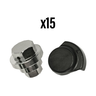 ECROU DE SERRAGE ELVEDES POUR CABLE DE FREIN ROLLER BRAKE IM85/81/80/5/45 LAITON (VENDU PAR 15) 8716706011814