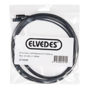 LINER ELVEDES NOIR POUR PASSAGE INTEGRE DES CABLES DE FREIN DIAM 2 - 2,5 mm L 750 mm (VENDU PAR 2) -INCLUS EMBOUT DE GAINE- 8716706019155
