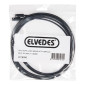 LINER ELVEDES NOIR POUR PASSAGE INTEGRE DES CABLES DE FREIN DIAM 2 - 2,5 mm L 750 mm (VENDU PAR 2) -INCLUS EMBOUT DE GAINE- 8716706019155