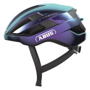 CASQUE VELO ADULTE ABUS URBAIN WINGBACK FLIP FLOP VIOLET/VERT BRILLANT TAILLE L (57-61cm) REGLAGE MOLETTE 4003318980732