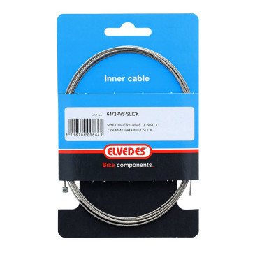 CABLE DE DERAILLEUR ROUTE/VTT ELVEDES INOX LISSE L2,25M (VENDU PAR 20) 8716706006643