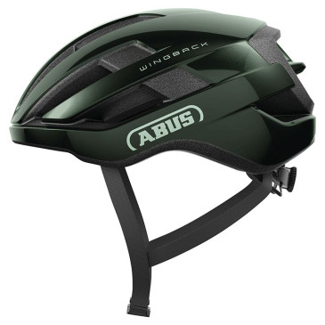 CASQUE VELO ADULTE ABUS URBAIN WINGBACK MOSS VERT BRILLANT TAILLE L (57-61cm) REGLAGE MOLETTE 4003318980824