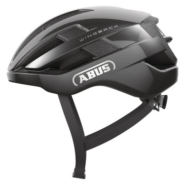 CASQUE VELO ADULTE ABUS URBAIN WINGBACK TITAN GRIS BRILLANT TAILLE L (57-61cm) REGLAGE MOLETTE 4003318980619