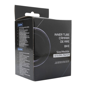 CHAMBRE A AIR TROTTINETTE 12 X 1,75/2/2,125 VALVE STANDARD COUDEE 90° 8435764421457