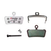 DISC BRAKE PADS- FOR MTB/EBIKE - FOR AVID XO TRAIL, ELIXIR 9 and ELIXIR 7 TRAIL, SRAM G2 ULTIMATE and RSC, Guide Ultimate, RSC, RS, R, T (SWISSSTOP ORGANIC)- Increased duration for E-Bikes 7640121223358
