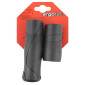 HAND GRIPS FOR URBAN BIKE - ERGOTEC SILICON BLACK Lg 130/87mm (PAIR) 4016538076642