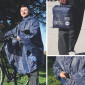 PONCHO / CAPE ANTI PLUIE ADULTE P2R L/XL BLEU MARINE WATERPROOF AVEC CAPUCHE - TAILLE 1.76 à 1.82m 3700256070815