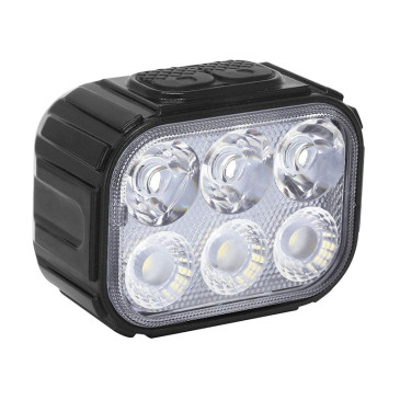 ECLAIRAGE VELO / TROTTINETTE USB AVANT NEWTON 36B SUR CINTRE LEDS NOIR 4 MODES (LIVRE AVEC FIXATION CINTRE) - RECHARGEABLE USB 3667385000819