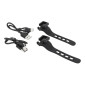 ECLAIRAGE VELO USB KIT NEWTON 350/10 LUMENS NOIR (AVANT+ARRIERE) 3667385000864