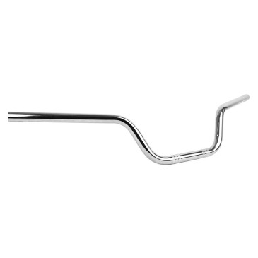 GUIDON MOTO ROUTE TOMMASELLI ACIER DIAM 22 mm LONG 811 mm HAUT 182 mm CHROME SANS BARRE DE RENFORT 8033900010321