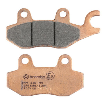 PLAQUETTE DE FREIN BREMBO POUR SUZUKI 125 BURGMAN 2015>2019 AV, 400 BURGMAN 2007>2024 AV (SCOOTER METAL FRITTE) -07071XS- 8020584631560