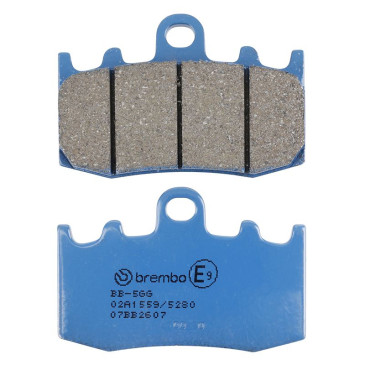 PLAQUETTE DE FREIN BREMBO POUR BMW F 1200 GS 2004>2012 AV, GS ADVENTURE 2008>2013 AV, K 1300 S 2005>2008 AV, R 900 RT 2005>2013 AV (ROUTE CARBONE CERAMIQUE) -07BB2607- 8020584632512