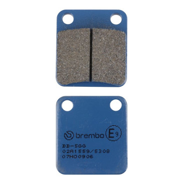 PLAQUETTE DE FREIN BREMBO POUR KAWASAKI 125 Z125 PRO 2017> AR (ROUTE CARBONE CERAMIQUE) -07HO0906- 8020584634523