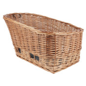 PANIER ARRIERE OSIER BASIL POUR CHIEN 45CM (LIVRE AVEC FIXATION ETAU PORTE BAGAGE) (45x37x21cm) -GRILLE / DOME REFERENCE 223539 8715019540165